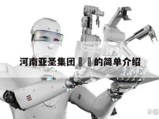 河南亚圣集团㊙️的简单介绍